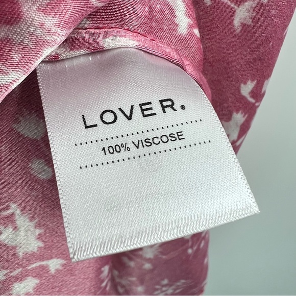 Lover the Label Mimosa Floral Midi Dress in Red size 6 - Picture 8 of 8